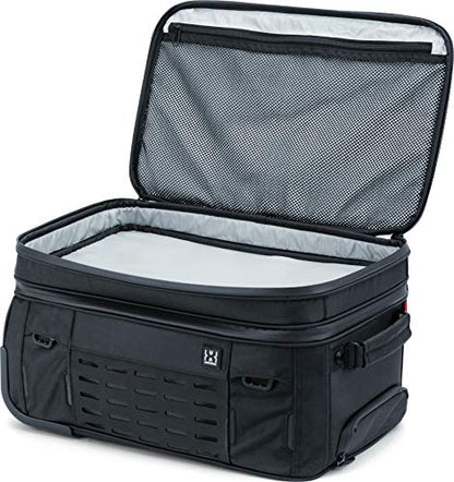 Kuryakyn 5216 XKursion XW Porter Trunk Bag, Weather Resistant Motorcycle Travel Bag: Rolling Carry On Luggage, Black
