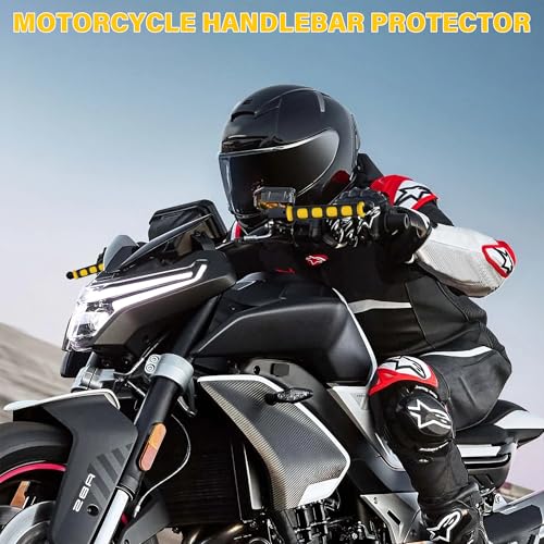2Pcs Universal Motorcycle Brake Lever Cover Handle Silicone Sleeve Motorbike Bicycle Handles Grips Protection Accessories - color: yellow