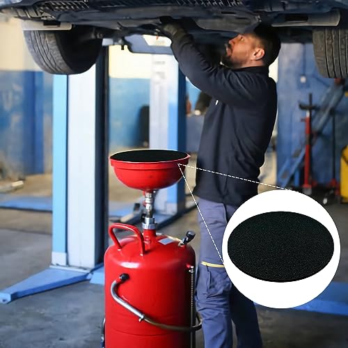 2 Pack Oil Drain Splash Pad, 15'' Round No Splatter Pad Oil Splash Pad Fits Most Oil Drains Anti Splash Oil Change Mat for Mechanics and Automotive Techs - size: 2 Pack 15"