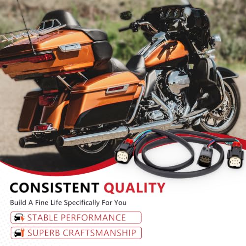 Tour Pack Power Tap Harness Quick Disconnect Wiring Harness fit for Custom Dynamics Compatible with Harley Davidson Tour Pak 2014-2022 Replace #CD-TP-QD-14