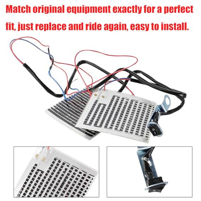 Universal Motorcycle Heated Grips Handlebar Heater Hand Warm Grip Inserts Pads Winter Warmer 12V With Switch Heat Thermal Cover Resistant Tape Motorbike ATV - size: Heated Hand Grip