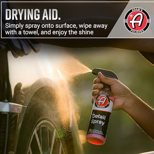 Adam's Detail Spray 5 Gallon - Quick Waterless Detailer Spray for Car Detailing, Polisher Clay Bar & Car Wax Boosting Tech, Add Shine Gloss Depth Paint | Car Wash Kit & Dust Remover - size: 640 Fl Oz (Pack of 1)