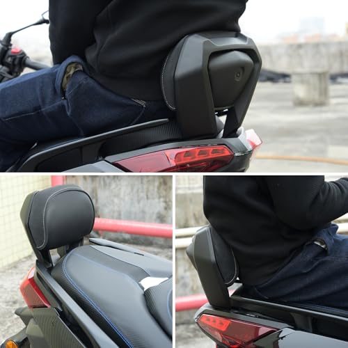 Motorcycle Sissy Bar Detachable Passenger Backrest | Compatible with Yamaha XMAX300 X-MAX 300, 2023-2024, Quick Release