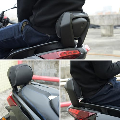 Motorcycle Sissy Bar Detachable Passenger Backrest | Compatible with Yamaha XMAX300 X-MAX 300, 2023-2024, Quick Release