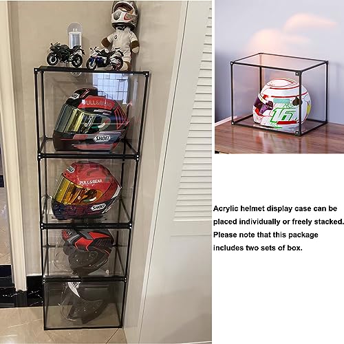 Motorcycle Helmet Storage Rack,Helmet Organize Display Cabinet for Football Helmet, Bike Helmet, Baseball Helmet - style: Modern