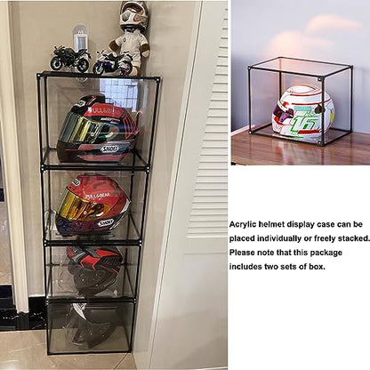 Motorcycle Helmet Storage Rack,Helmet Organize Display Cabinet for Football Helmet, Bike Helmet, Baseball Helmet - style: Modern