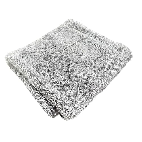 DIY Detail Twist Loop Drying Towel 3-Pack – Ultra-Absorbent 1200 GSM Microfiber Towels for Car Drying, Detailing, and Spot-Free Finishing – Edgeless, Streak-Free, Scratch-Free – 15” x 8”