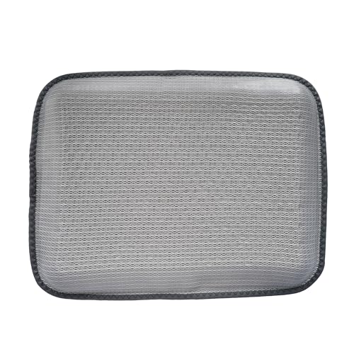 Gel Seat Cushion, Cooling Honeycomb Breathable Seat Pad Grey | Portable, Storage, Pressure Relief Support, Breathable Quick-Dry Mesh, Office、Car、Wheelchair Use, 16.5x13In Washable, Grey - color: Grey