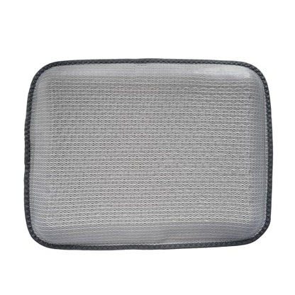Gel Seat Cushion, Cooling Honeycomb Breathable Seat Pad Grey | Portable, Storage, Pressure Relief Support, Breathable Quick-Dry Mesh, Office、Car、Wheelchair Use, 16.5x13In Washable, Grey - color: Grey