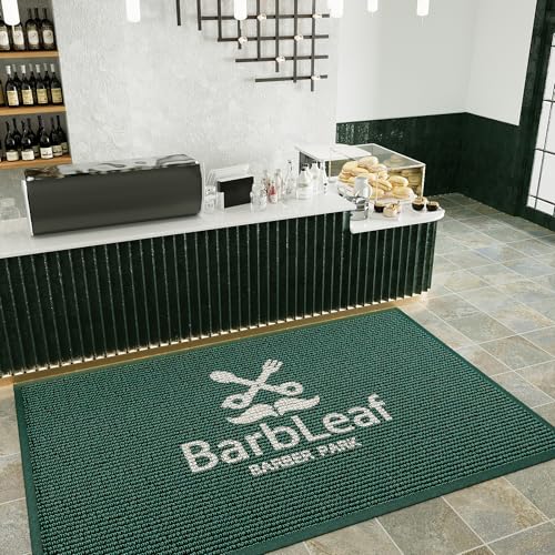 Custom Door Mats Personalized Commercial Floor Mat with Any Logo Text Entryway Welcome Doormat Non-Slip Rugs for Business Indoor Outdoor - size: 2' x 3' (Rectangular)