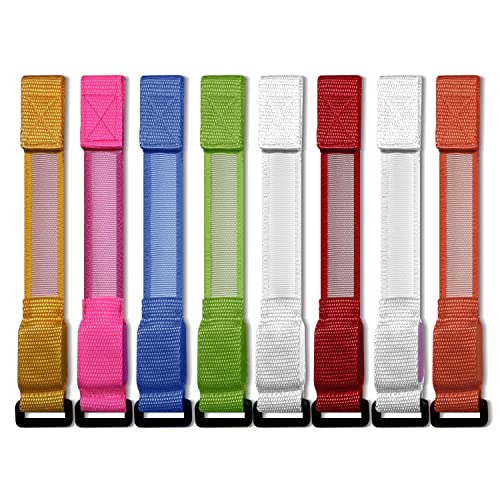 M.best 8pcs LED Light Up Bracelets Glow Flashing Wristbands Glow in The Dark Party Supplies for Wedding, Raves, Concert, Camping,Sporting Events, Party - color: 8pcs Multicolor
