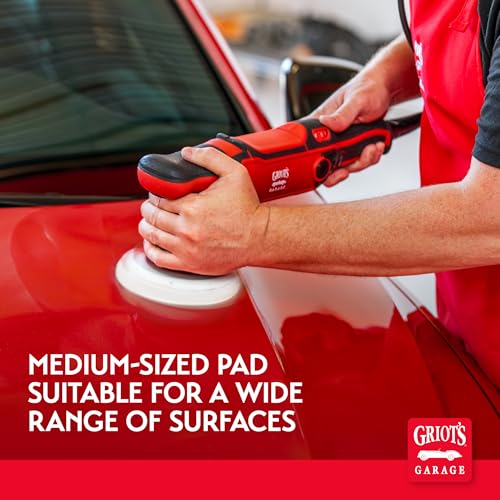 Griot's Garage BOSS 5.5" Fast Correcting Foam Pads for Car Polishing and Detailing, Buffing Pads for Moderate to Severe Scratch Removal, Set of 2 - size: 5.5 Inch Pads (Set of 2)