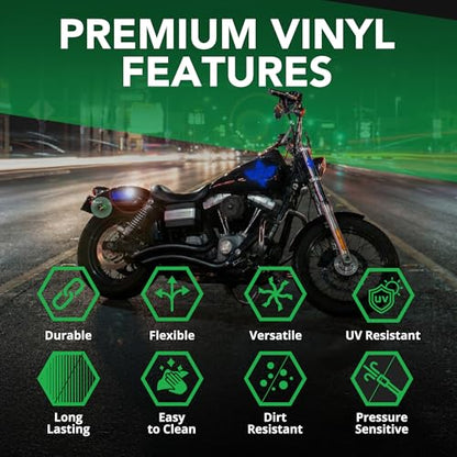 BRIGHT KNIGHT DECALS Reflective Stickers, 17pc Triangle Kit, Reflective Tape Outdoor Waterproof Motorcycle Helmet Stickers for Bikes, Scooters, and Hard Hats, Night Safety High Visibility - color: Blue