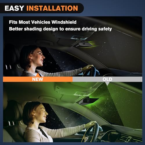 Nilight 32LED Green White Emergency Dash Strobe Lights with Controller Suction Cups Warning Hazard Interior Front/Rear Windshield Deck Split Light Bar for Truck Construction Vehicle - color: Green and White