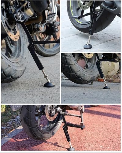 Motorcycle Rear and Front Wheel Lift Stand Trail Stand Motorcycle Side Lifter Repairing Tool Accessories for Most Motorcycle Wheels