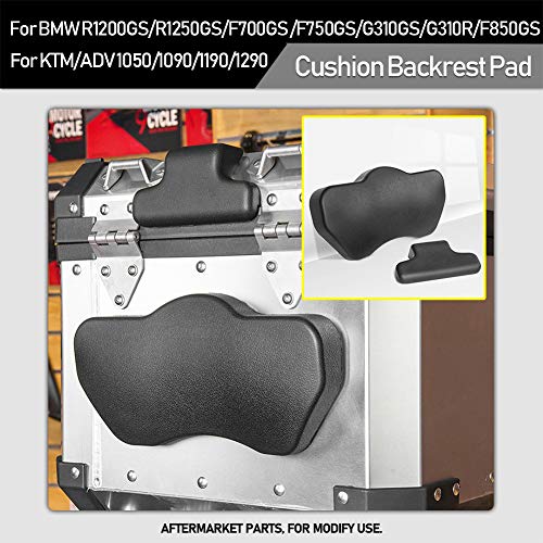 FATExpress G310GS G310R Motorcycle Passenger Backrest Back Pad Rear Top Case Box Cushion Sticker Decal for BMW R1250GS R 1250 GS 1250GS R1200GS F700GS F750GS F800GS F850GS ADV Adventure Accessories