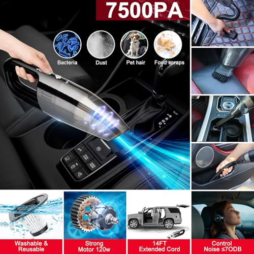 44Pcs Car Wash Cleaning Kit with Detailing Brushes Car Vacuum Drill Brush Set Collapsible Bucket Windshield Cleaning Tool Tire Brush Towels Complete Interior Exterior Detailing Set for Car - size: 44Pcs