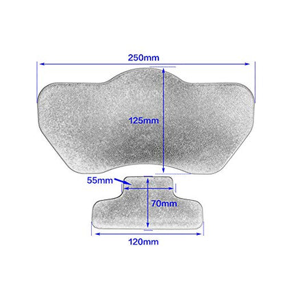 FATExpress G310GS G310R Motorcycle Passenger Backrest Back Pad Rear Top Case Box Cushion Sticker Decal for BMW R1250GS R 1250 GS 1250GS R1200GS F700GS F750GS F800GS F850GS ADV Adventure Accessories