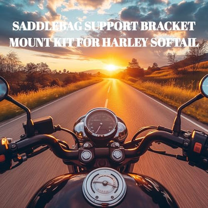 Saddlebag Support Bracket Mount Kit for Harley Softail Standard 2020-2025 / Slim 2018-2021 / Street Bob 2018-2025 - color: Softail 2018-2025