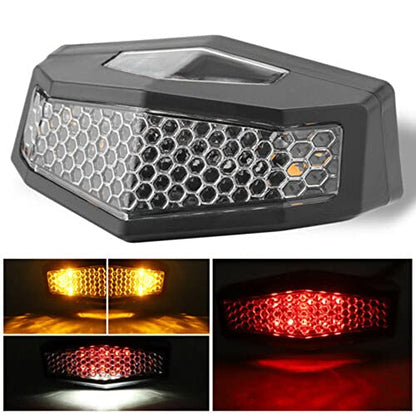 12V Motorcycle LED Rear Tail Turn Signal Light Brake Stop Light Compatible with Honda motorcycles street bikes, scooters,ATVs