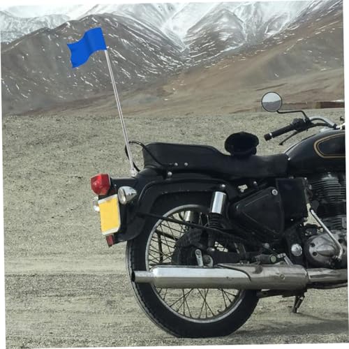 VICASKY 0.6M Handheld Flag Pole Retractable Stainless Steel Flag Mount for Motorcycles and Bicycles Easy Installation Safety Flagpole for Outdoor Activities Durable and Portable