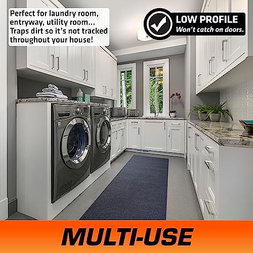 Armor All Garage Floor Runner Mat, (216" x 30"), Protects Surfaces, Transforms Garage, Absorbent, Waterproof, Durable, Trimmable (USA Made) (Charcoal) - size: 2'6" x 18' (Rectangular)