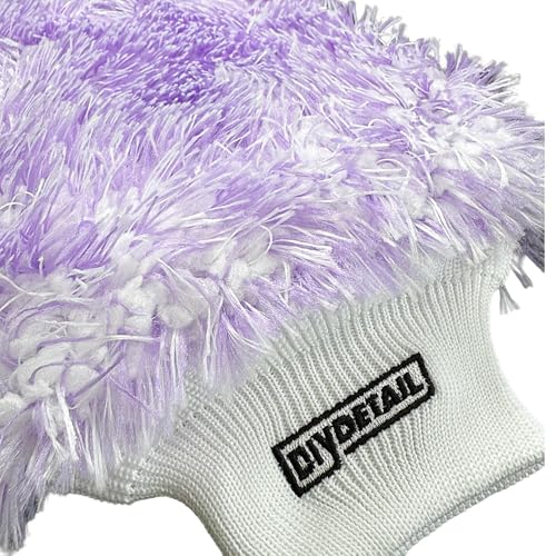 diy detail Incredible Microfiber Wash Mitt – Ultra-Soft Chenille Glove for Scratch-Free Car Washing, Detailing – High Suds Retention, Reusable & Machine Washable - 8" x 7"