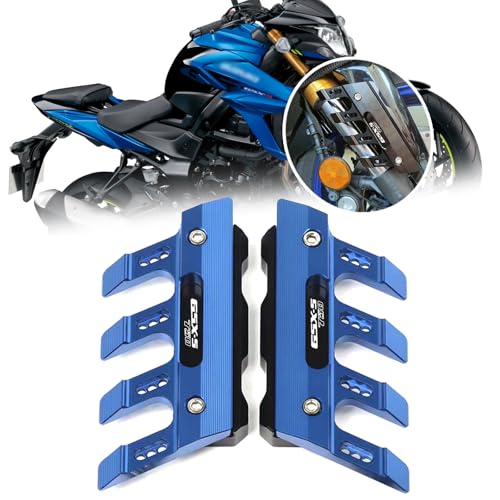 FOR GSX-S750 GSXS750 motorcycle fender front fork protector front fender guard slider gsx-s750 motorcycle accessories (blue) - color: blue