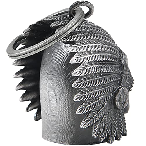 Dream Apparel Motorcycle Bell Guardian Angel Drive Away Gremlin, Biker Bell for Men Women Rider Riding, Good Luck Gift - color: Native W/ Black Eyes