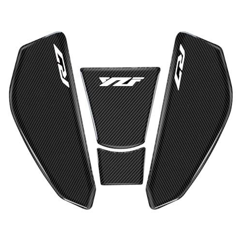 3D Motorcycle Tank Pad Gas Tank Protector Compatible with Yamaha YZF-R7 R7 3D Anti Slip Tank Pad Stickers Gas Oil Fuel Tank Pad Protectors,White - size: R7 -1
