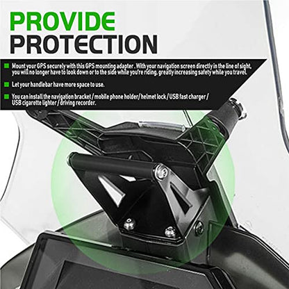 Motorcycle Phone GPS Bracket Holder Premium Aluminum Navigation Support Bar Kit for 790 ADV R 2019 12mm 20mm