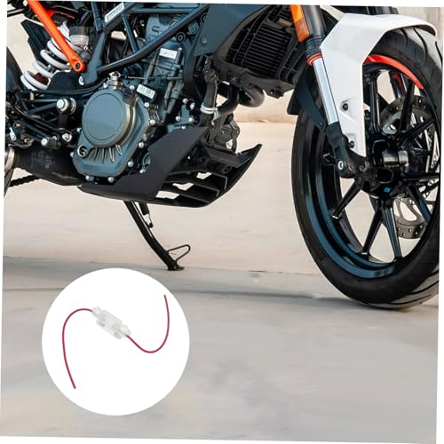 GLEAVI Inline Fuse Holder for Motorcycle ATV Scooter Double Fuse Box Case Waterproof Design for Reliable Power Supply