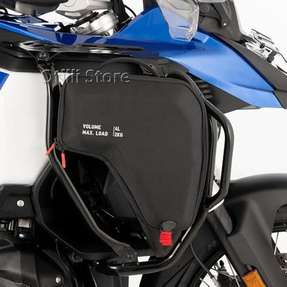 Motorcycle Tank Bar Guard Fit for BMW R1300GS ADV R 1300 GS Adventure Highway Crash Bar Fairing Frame Protection Bumper Engine Tank Guard Protector (Black) - color: Black