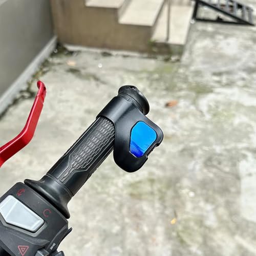 MOWOK Motorcycle Throttle Mounted Cruise Assist Throttle Holder Handlebar Grip Wrist Throttle Assist Rest Control (Black) - color: Black