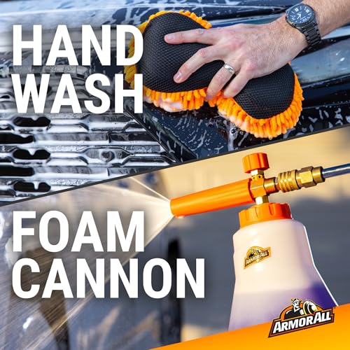 Armor All Foam Action Car Wash Soap, Cleaning Concentrate for Cars, Trucks, and Motorcycles, 64 Fl Oz Bottles (Pack of 4) - size: 64 Fl Oz (Pack of 4), style: 4-pack 256oz