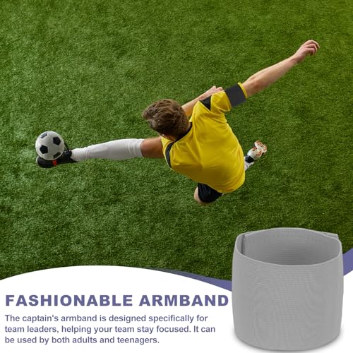 Soccer Captain Armband Elastic Wrist Arm Bands Adjustable Player Team Leader Anti-Slip Badge Sports Accessories - color: Earthy Tones