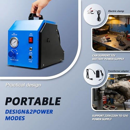 Electric Brake Bleeder Kit, 4-Wheel Simultaneous Smart Pulse Fluid Exchanger, DC 12V /AC 110V Automotive Brake Fluid Oil Exchanger Machine for All Vehicles One-Person Operation - size: 31PCS Kit