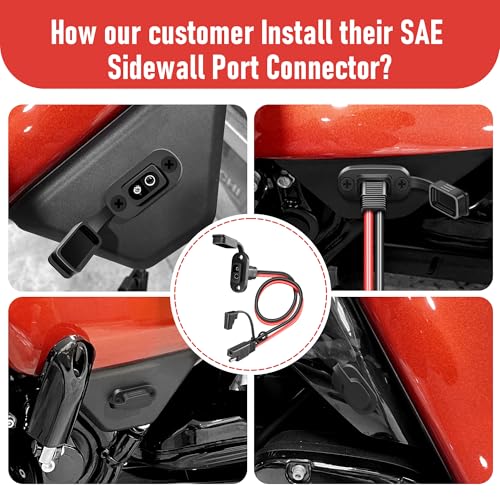 SAE Connector 2FT 10AWG, SAE Battery Quick Connect Plug Waterproof Extension Cable for Solar Panel, Street Glide, Road Glide, Motorcycle Charging Port Upgrade, RV, Solar Generator Battery Charger - size: 2FT