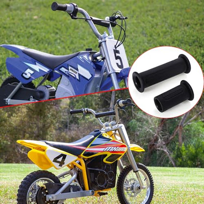 KAMIER Handlebar Grips for Razor MX350 MX400 MX650 MX500 SX500 Mcgrath Dirt Bike E325 E300 E200 E100 Pocket Mod Electric Scooter Dirt Quad 4 Wheeler RSF650 Off Road Motocross Mini Pocket Bike Parts - color: black