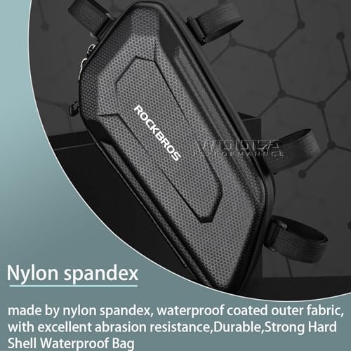 WOOGA Motorcycle Side Bag Waterproof,Tool Bag,Large Capacity,3.5 Gal (1.5 L),Hard Shell Carbon Look Water Stopping Zipper fit for Ho&nda REBEL CMX 250 CMX 300 CMX500 CMX 1100 (Right Bag) - color: Right Bag