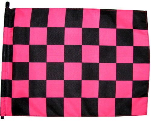 5 PK Pink and Black Checkered Replacement Safety Flag ATV Bicycle Motorcycle Razor UTV …