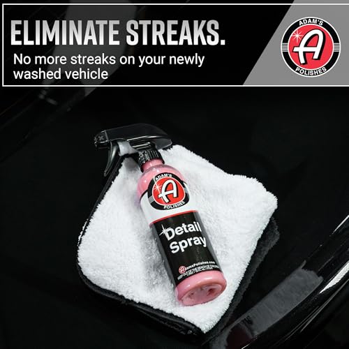 Adam's Polishes Detail Spray - Quick Waterless Detailer Spray For Car Detailing, Polisher Clay Bar & Wax Boosting Tech, Add Shine Gloss & Depth - size: 128 Fl Oz (Pack of 1)
