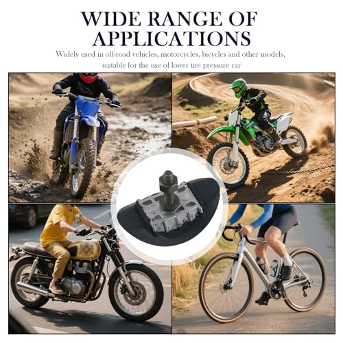 1.6" Motorcycle Rim Lock,Motorcycle Wheel Lock for Rim with Molded Rubber Block Avoids Damage to Inner Tubes,Professional Rims Dirt Bike Locks Motorcycles Accessories