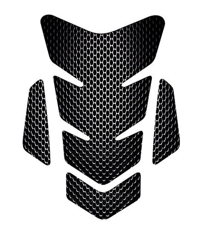 3D Motorcycle Carbon Fiber Vinyl Gel Gas Tank Pad Protector Decal and Sticker Tankpad. (New Generation Silicone-Based Adhesive) - color: Color A