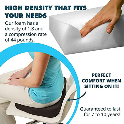 Foamma 1" x 24" x 72" High Density Upholstery Foam Cushion,Seat Replacement, Upholstery Sheet, Foam Padding Made in USA, 6 Pack - color: High Density, size: 1" x 24" x 72", style: 6 Pack