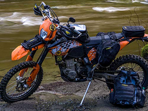 Nelson-Rigg Black Dual Sport Enduro Saddlebags, Fits Most Dual Sport/Enduro KTM Honda Yamaha & Suzuki Models - size: 15 Liters