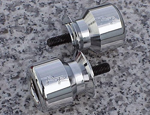 i5 Chrome Swingarm Spools Sliders compatible with Honda CBR600 CBR 600 RR 600RR CBR600RR CBR954 954 954RR CBR954RR CBR1000 1000 1000RR CBR1000RR RC51.
