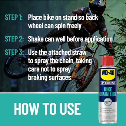 WD-40 Specialist Bike Chain Lube, 6 OZ - size: 1-Pack