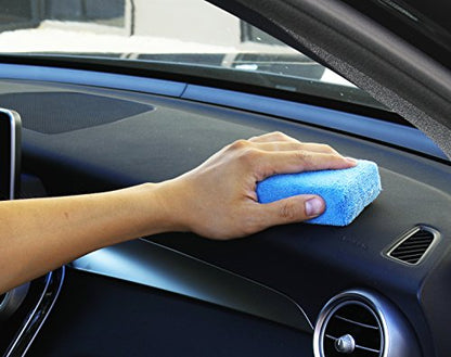SimpleHouseware Microfiber Ultra-Soft Applicator Foam, Blue, 8-Pack
