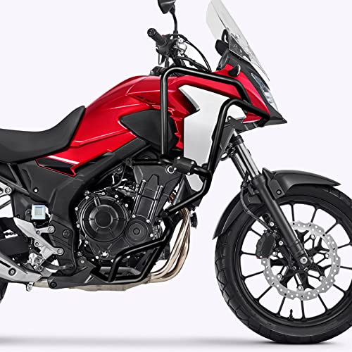 TCT-MOTORPARTS Matte Black Engine Guard Crash Bar Upper Lower Engine Bar Protector Fit For Honda CB500X ABS 2019-2023 CB400X 2021 - color: Matte Black